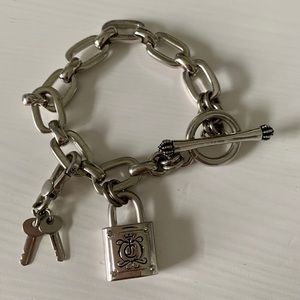 Juicy Couture Lock and Key Bracelet